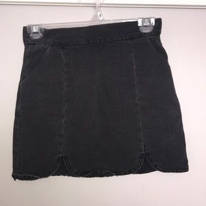 Denim jean skirt